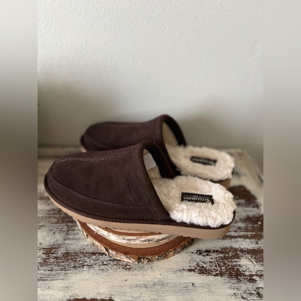 ✨SOLD✨ UGG KOOLABURRA MENS CLOG SLIPPERS BROWN NEW Without Box 1105891 Size 10 - Picture 5 of 12